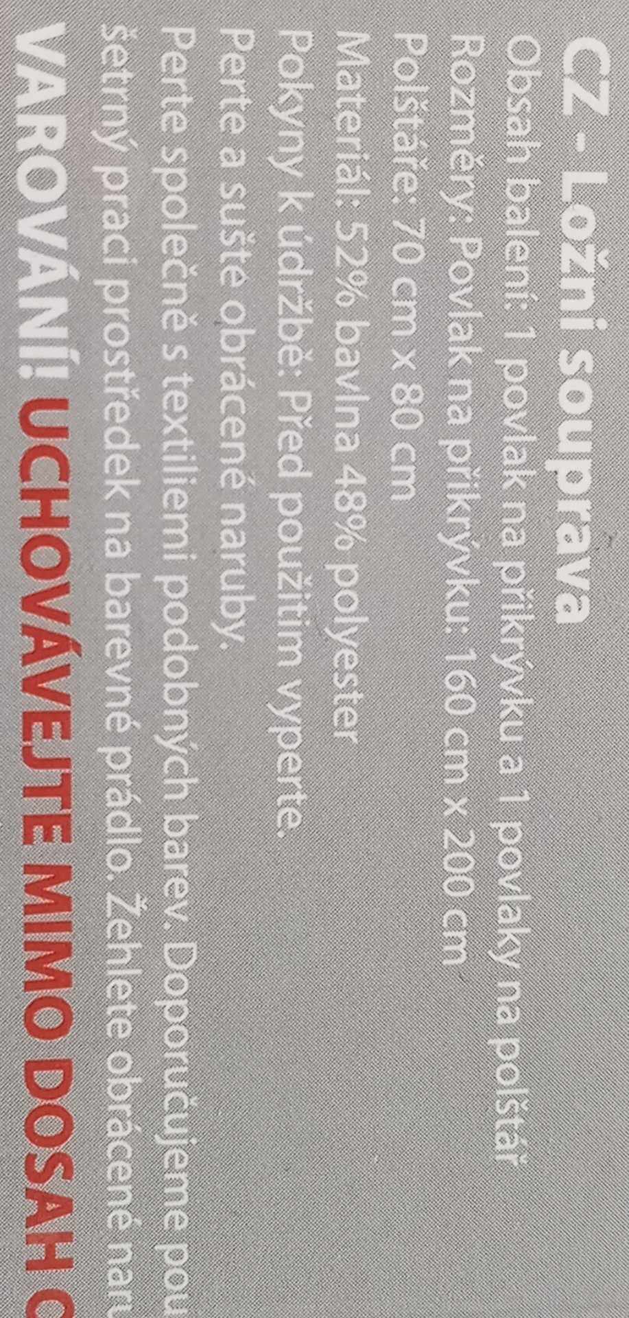 DVOUDÍLNÉ POVLEČENÍ - HOMÉÉ KOSTIČKY 160X200CM 70X80CM