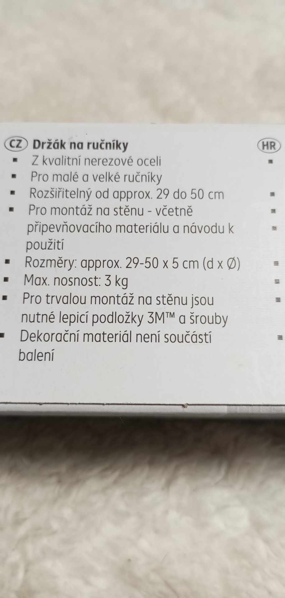 Držak na ručníky Liv&Bo