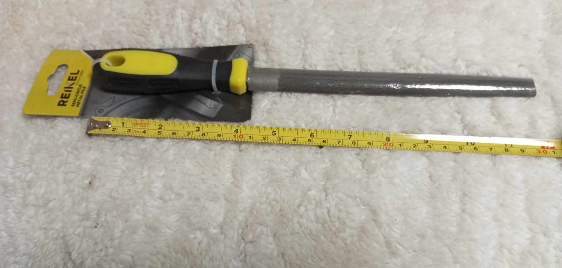 Kovový pilník Reikel půlkulatý - 200 mm