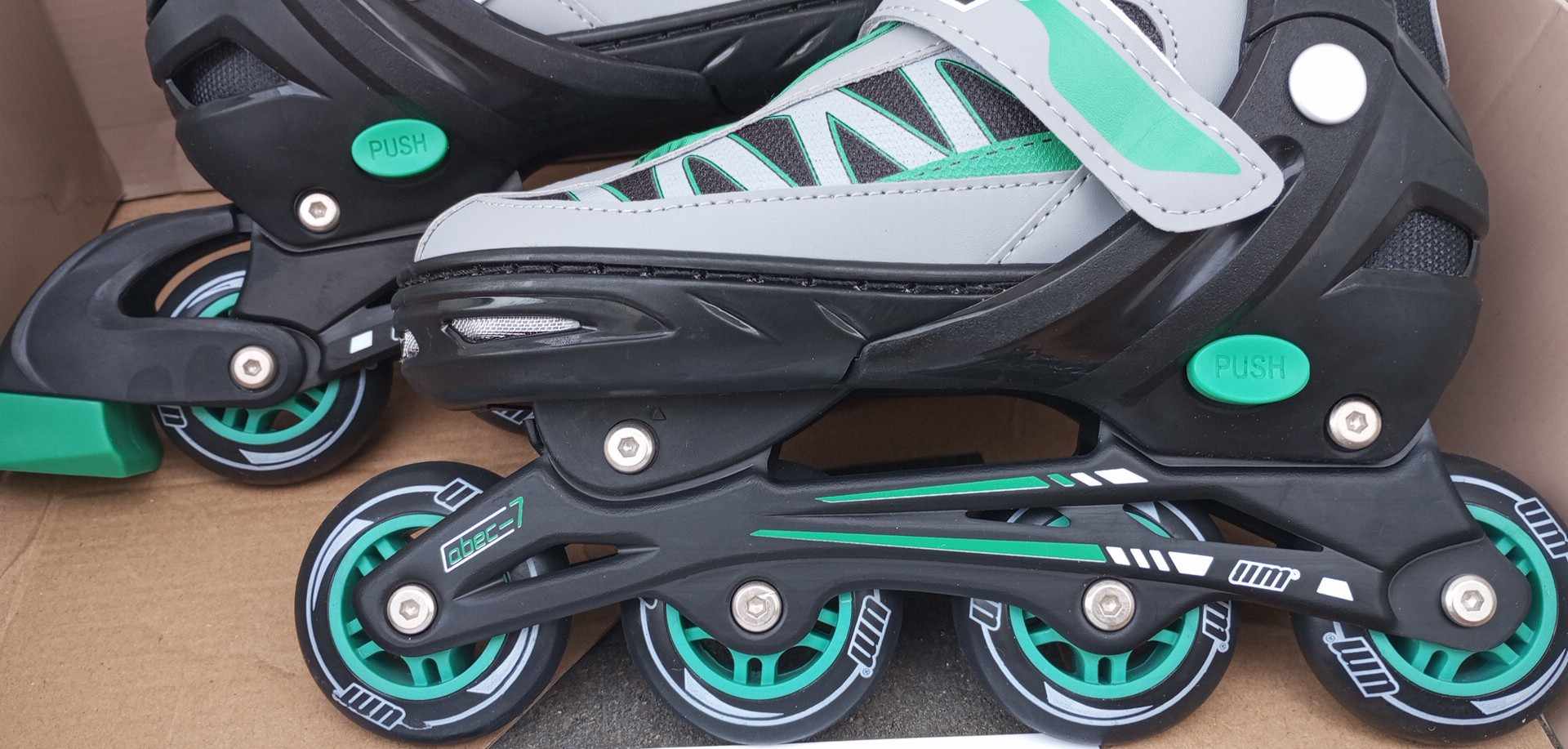 NASTAVITELNÉ DĚTSKÉ BRUSLE 2V1 UM JMS-188 - ZELENÉ -  39-42