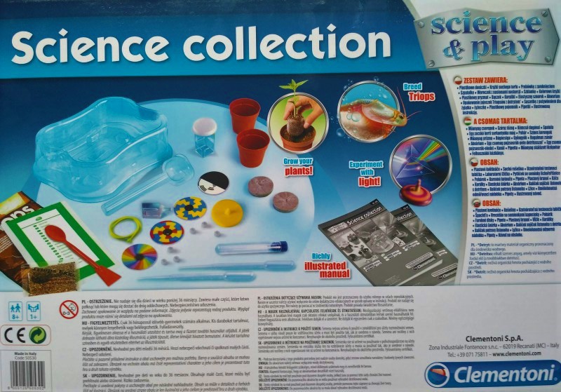 CLEMENTONI SCIENCE & PLAY VĚDECKÁ SADA 3 V 1