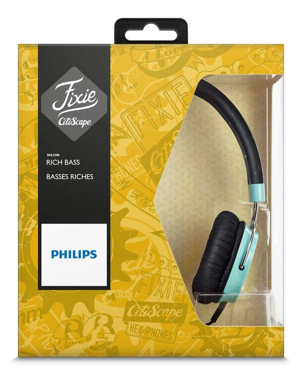 Sluchátka Philips SHL5300 - tyrkysová