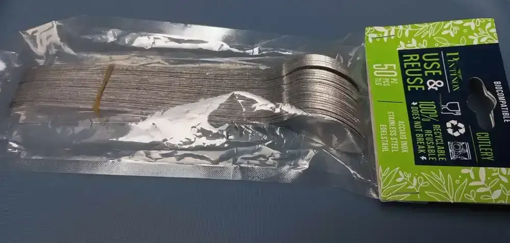 Lžička long nerez 185 mm - Use&Reuse 50 ks