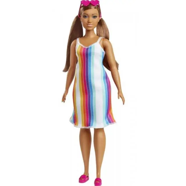 PANENKA MATTEL BARBIE MALIBU 50. VÝROČÍ GRB38 HNĚDOVLÁSKA