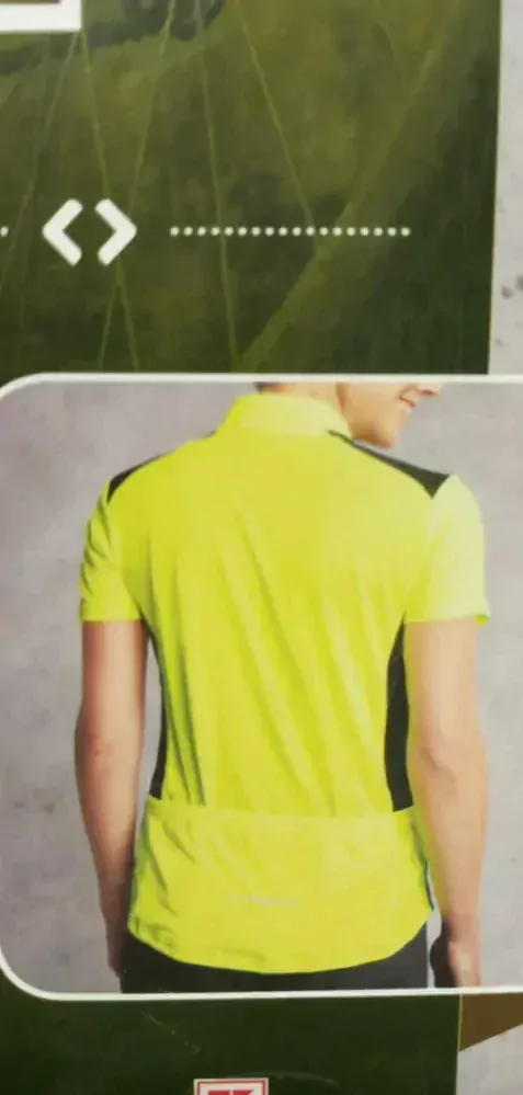 Dámské cyklistické tričko Newcential žluté vel. S