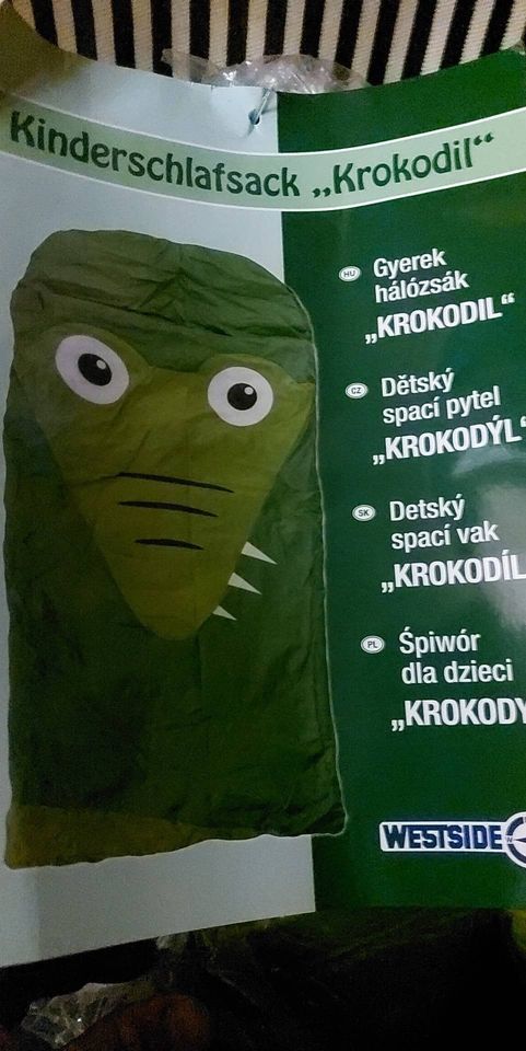 Dětský spacák WESTSIDE Krokodýl - Slon 130 x 65 cm