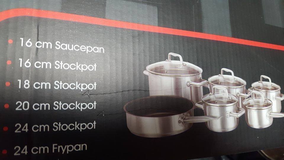 PROFESIONÁLNÍ SADA NEREZOVÝCH HRNCŮ 6KS GO COOK