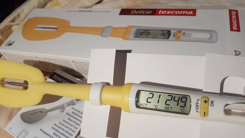 Digitální měřič teploty se stěrkou Tescoma Delícia AŽ 250°C