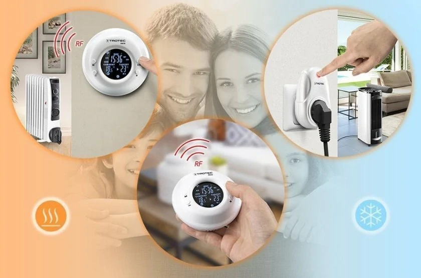 Rádiový termostat s časovačem Trotec BN35
