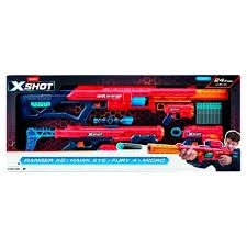 Sada X-Shot Excel Combo Pack 4 zbraně a 24 šipek