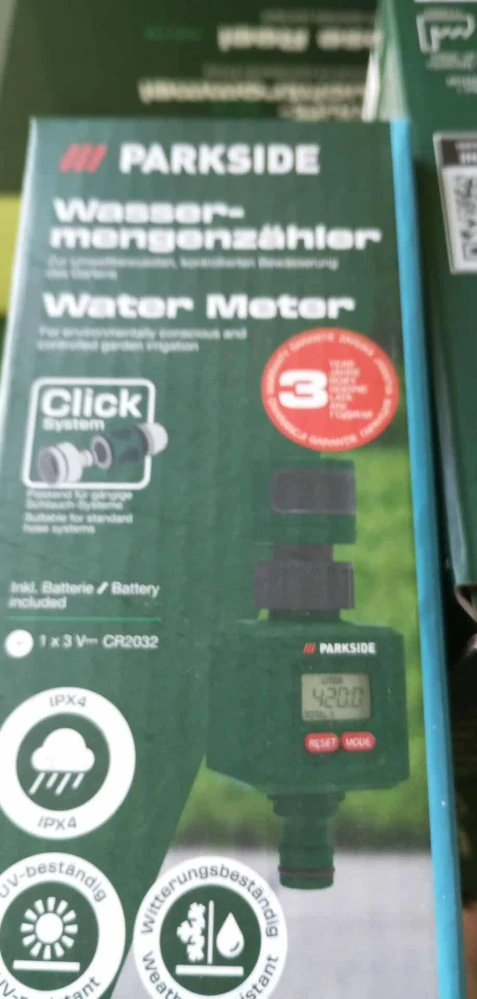 Průtokoměr Parkside s LCD