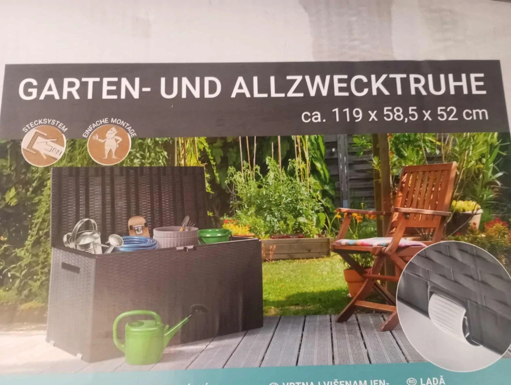 Zahradní univerzální box RATAN -- 350 l