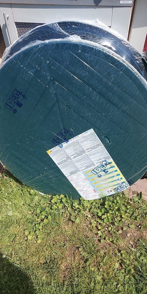 ZAHRADNÍ STŮL PRŮMĚR 90 CM ZELENÝ