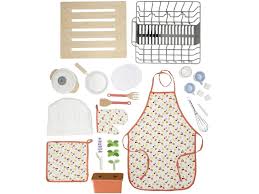 Dřevěná dětská kuchyňka KidLand Deluxe 486020