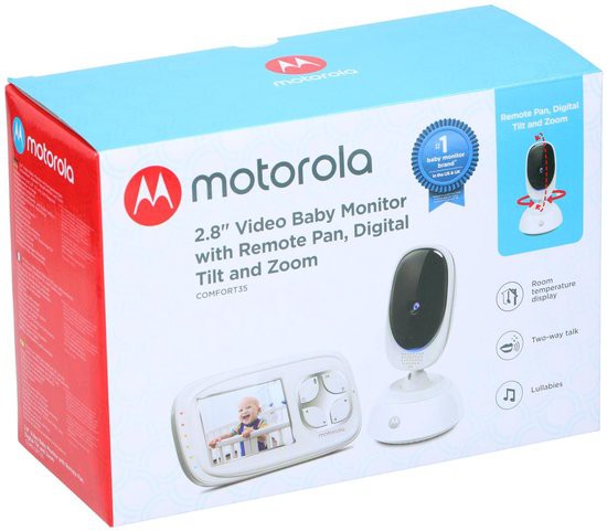 MOTOROLA VIDEO BABYPHONE COMFORT 35 S 2,8 BAREVNÝM DISPLEJEM