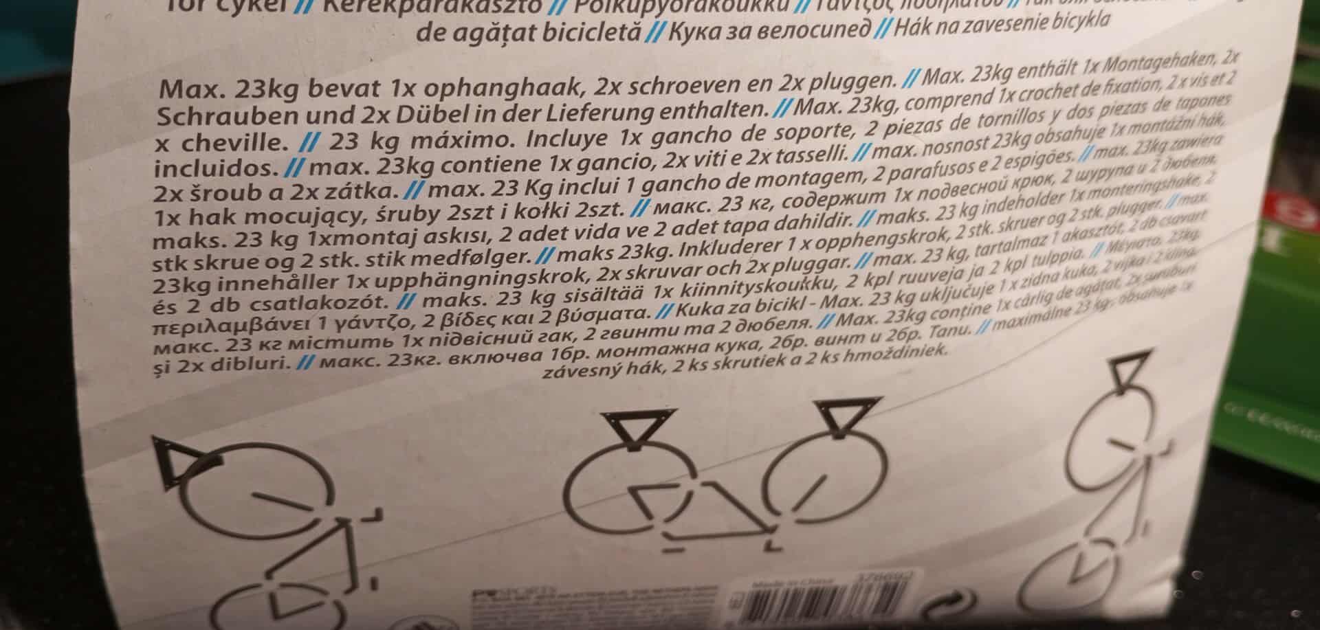 Držák na kolo XQ Max černý