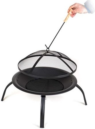 OHNIŠTĚ PŘENOSNÉ HAPPY GREEN PLATE 55 CM