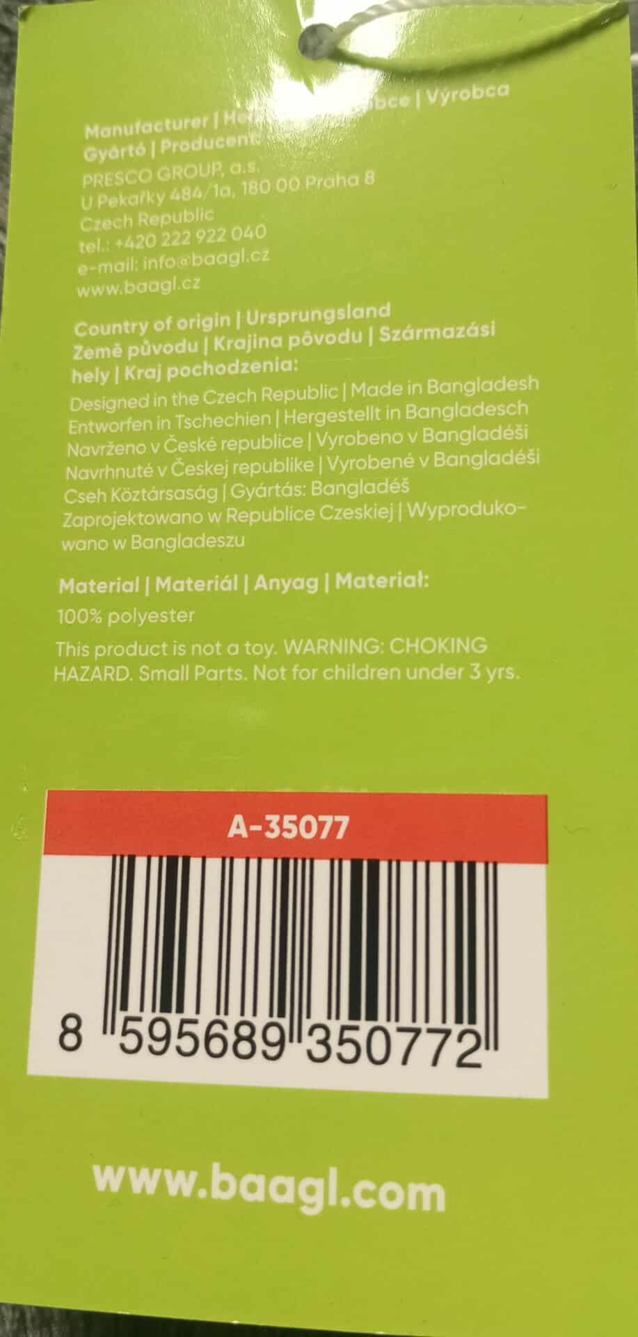 Školní penál Baagl - Racing červený 