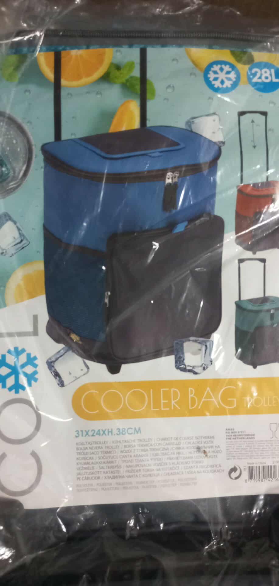 Chladící taška na kolečkách Cooler Bag 28 l zelená
