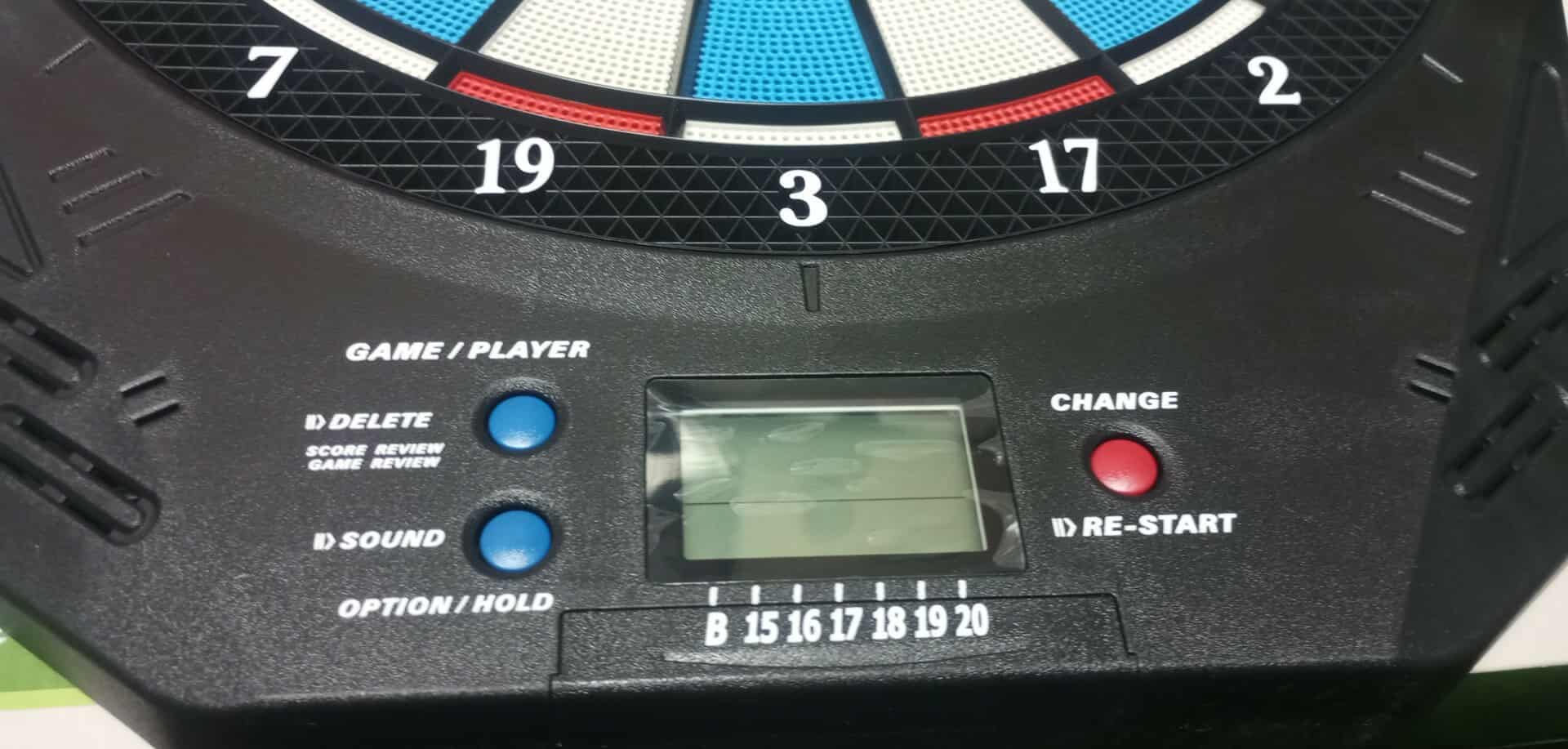 Elektronický terč na šipky MH21409 16 her až pro 8 hráču