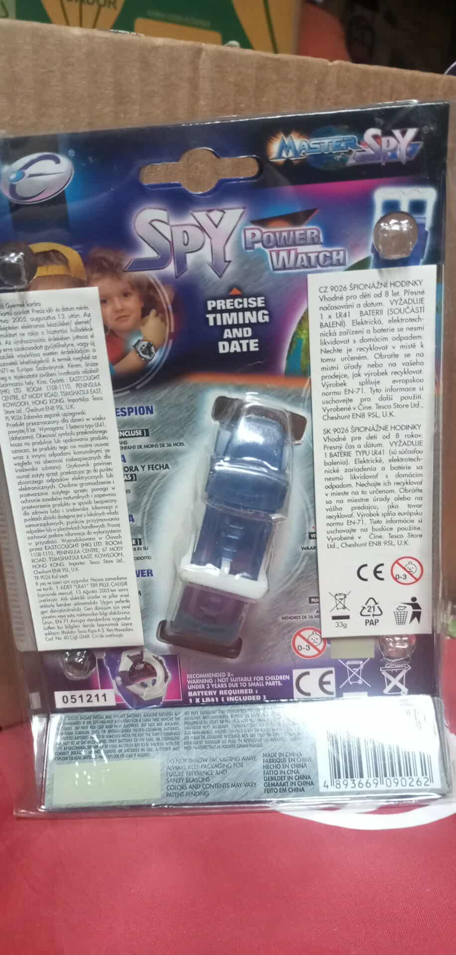 Dětské špionážní hodinky Master Spy CZ9026 