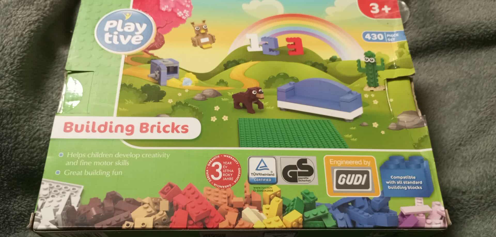 Stavebnice Playtive Building Bricks 430 ks Kompatibilní kostkami LEGO
