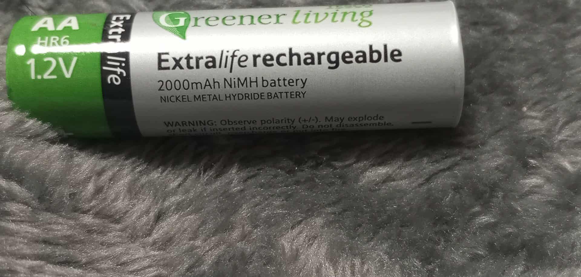 Nabíjecí baterie AA Greener living 2000 mAh