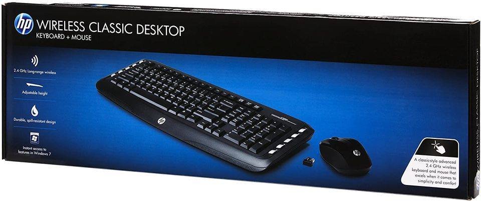 BEZDRÁTOVÁ KLAVESNICE + MYŠ - HP LV290 - CZ