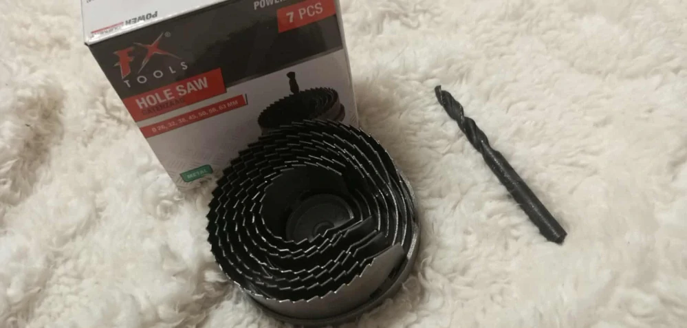 Vykružovací korunky pilový FX TOOLS 7 ks - 26-63 mm - kovové