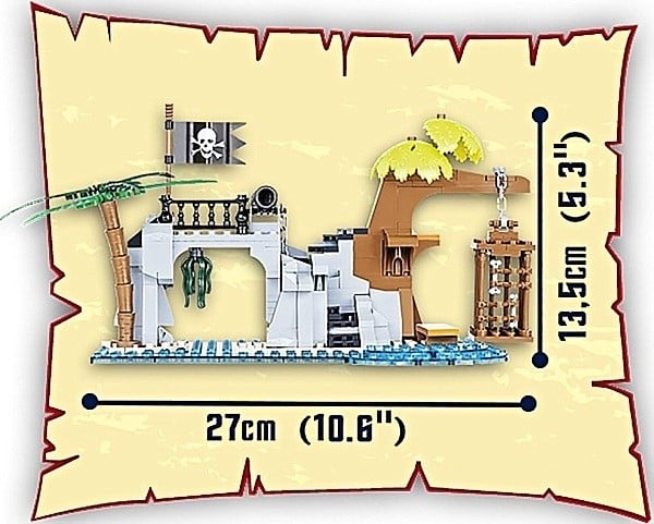 Stavebnice - Cobi PIRÁTI Pirátská zátoka 250ks