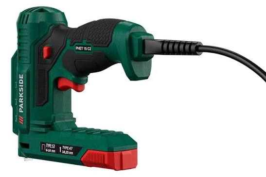 Elektrická sponkovačka  a hřebíkovačka Parkside PHET 15