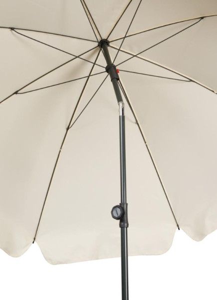 Polohovatelný zahradní slunečník Countryside 180 cm béžový
