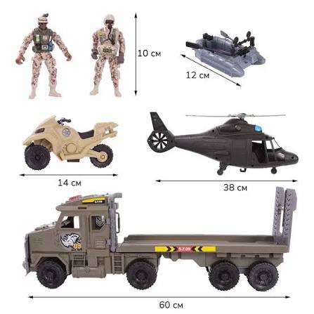 Vojenský set Soldier Force Army Deploy se zvuky a efekty