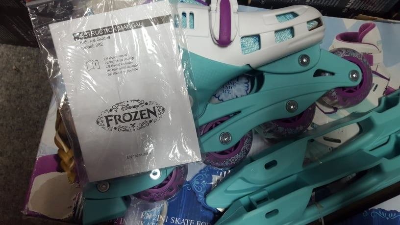DĚTSKÉ BRUSLE 2 V 1 FROZEN ZIMNI I LETNÍ 35-38