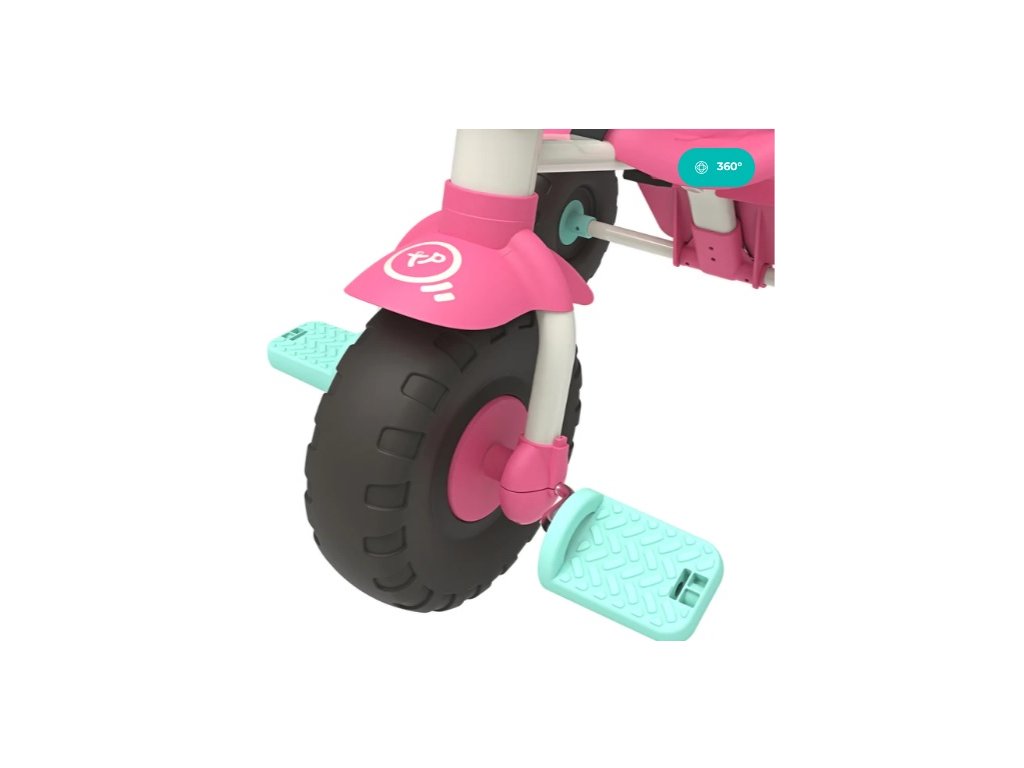 Dětská multifunkční tříkolka TP Toys Early Fun růžová
