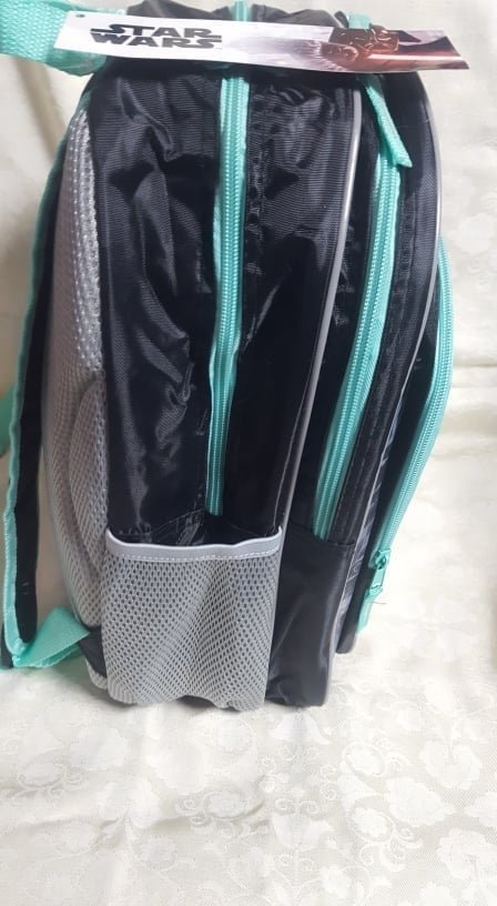 Školní batoh Paso ergonomický 42cm - Star wars (černo zelený)