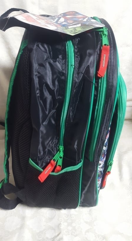 Školní batoh Paso ergonomický 42cm Avangers (černozelený)