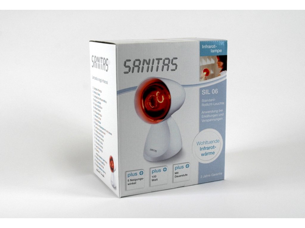 Infračervená lampa Sanitas SIL 06 + BRÝLE
