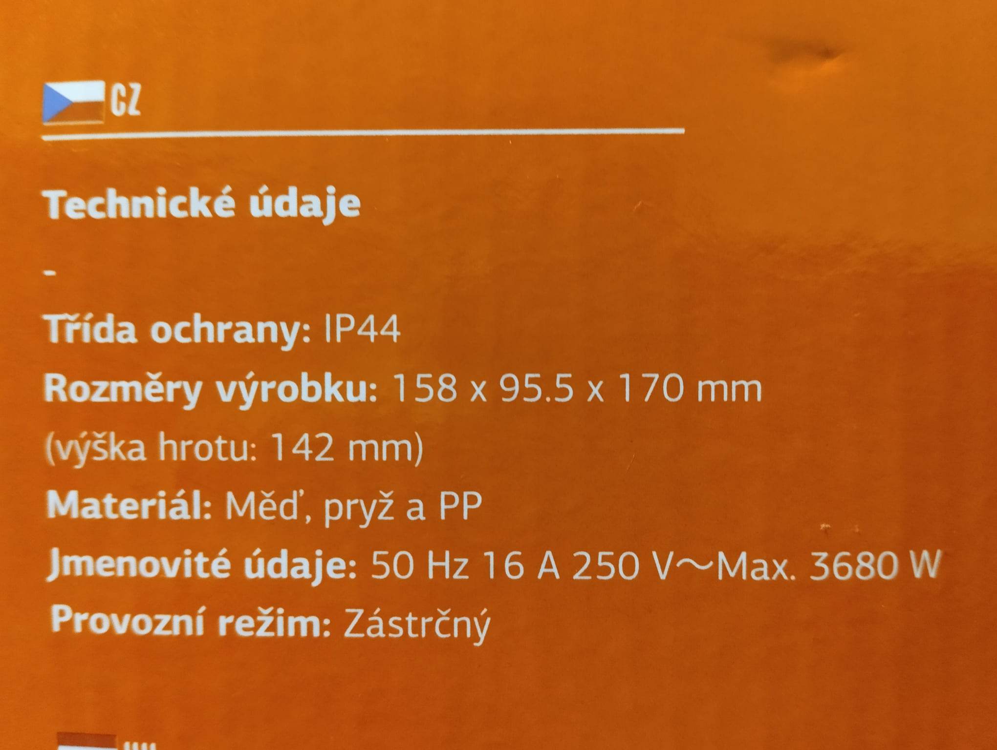 Zahradní 4 zásuvka se sloupkem DAEWOO DASG15 - IP44