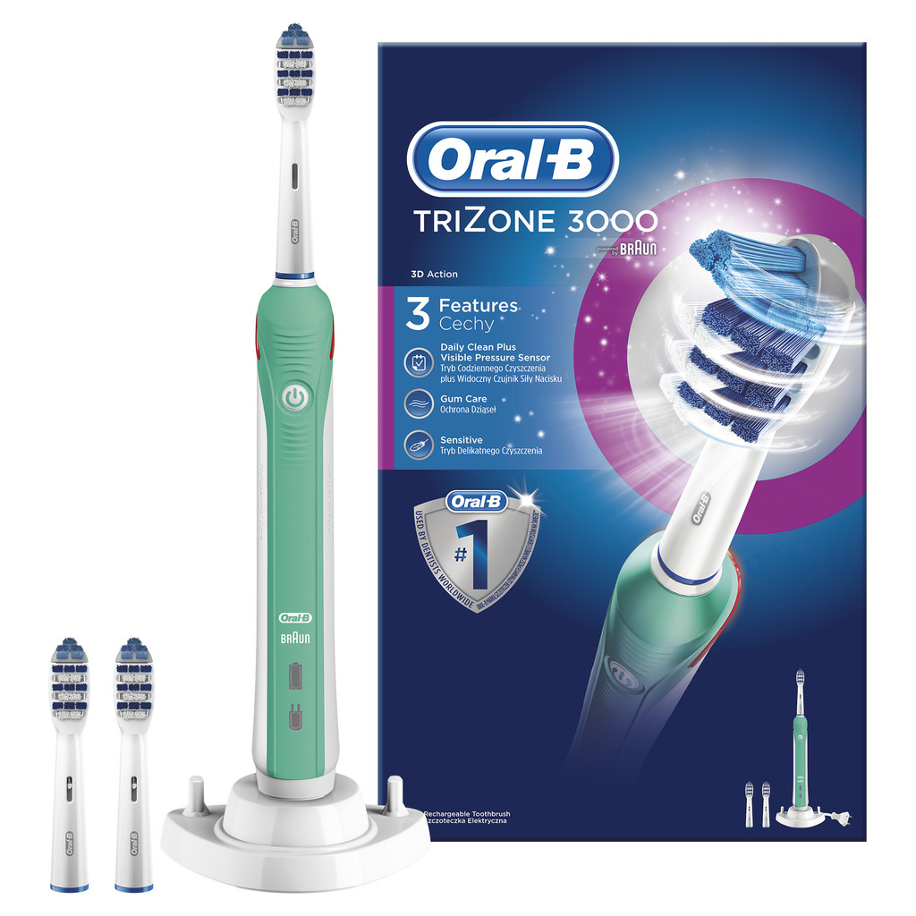 Elektrický zubní kartáček Oral-B TRIZONE 3000 - 3 HLAVICE