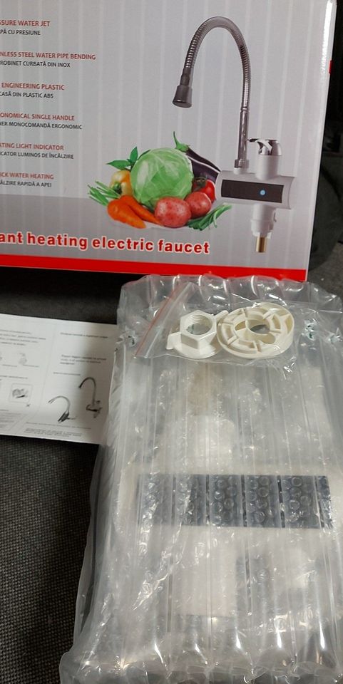 Baterie - kohoutek na okamžitý ohřev vody s LED displejem 