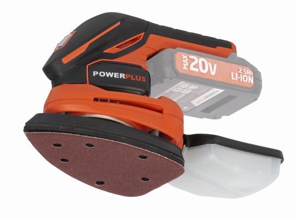 AKU VIBRAČNÍ DELTA BRUSKA POWERPLUS POWDP5020 20V (BEZ AKU)