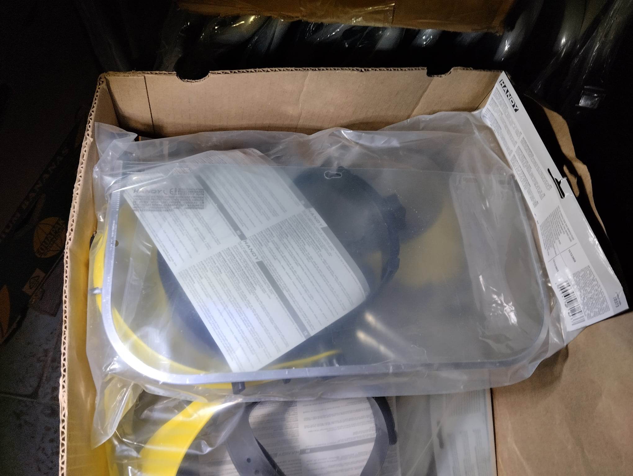 Ochranný štít, na hlavu, obličej a oči Handy 10373