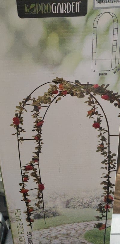 Zahradní oblouk na růže a popínavé rostliny ProGarden 140 x 240 cm
