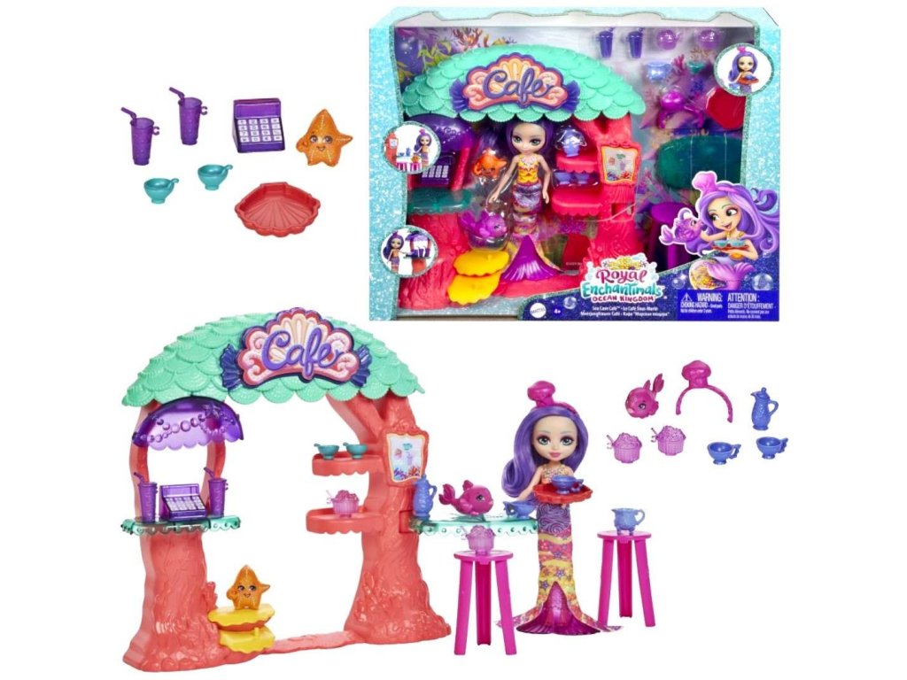 Mořské království kavárna Enchantimals HCF86