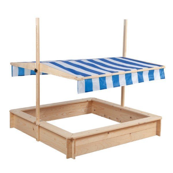 DŘEVĚNÉ PÍSKOVIŠTĚ JOHN SE STŘÍŠKOU 118 X 118 CM