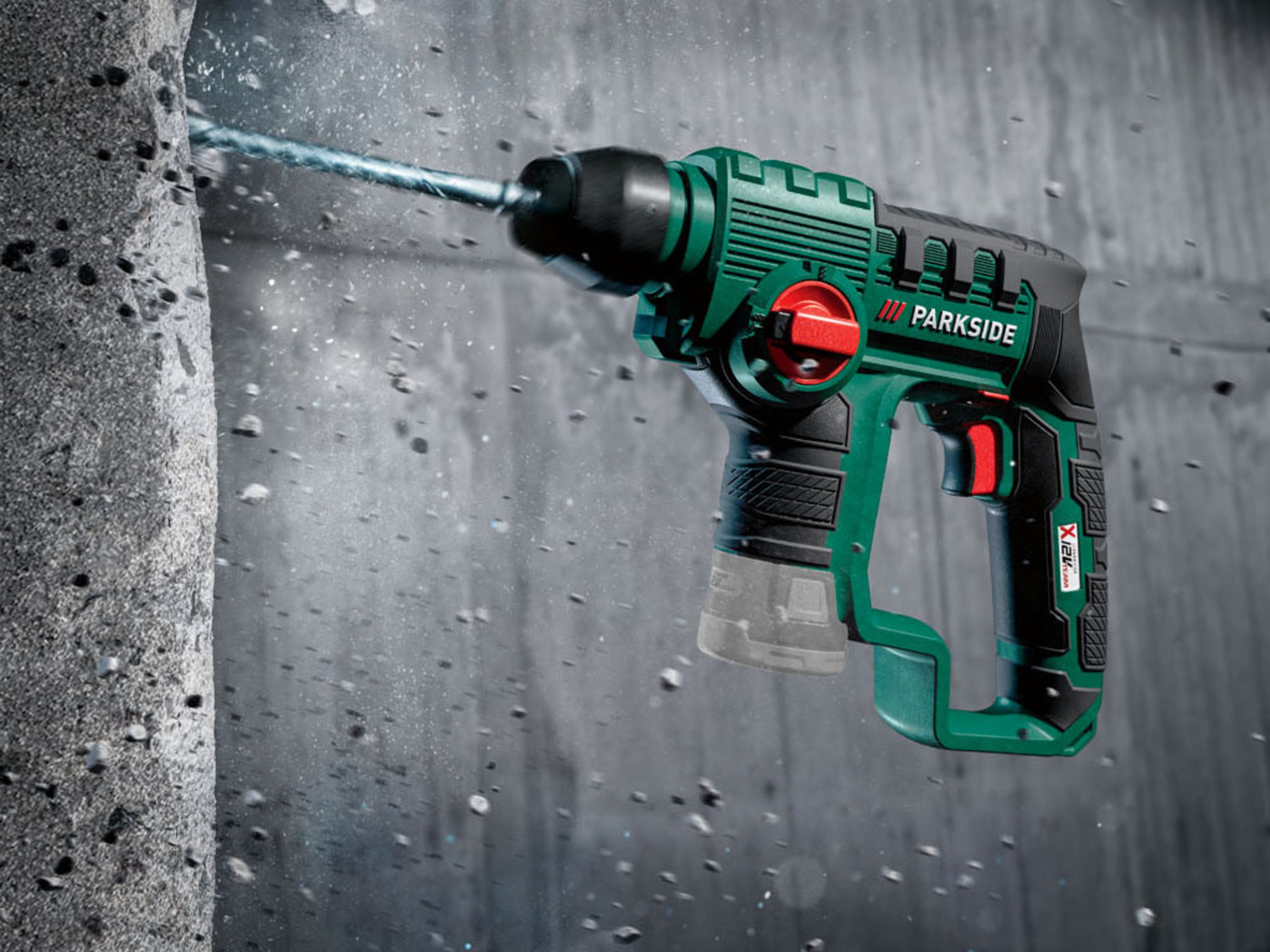 Aku vrtací kladivo PARKSIDE PBHA 12 A1 – bez akumulátoru a nabíječky