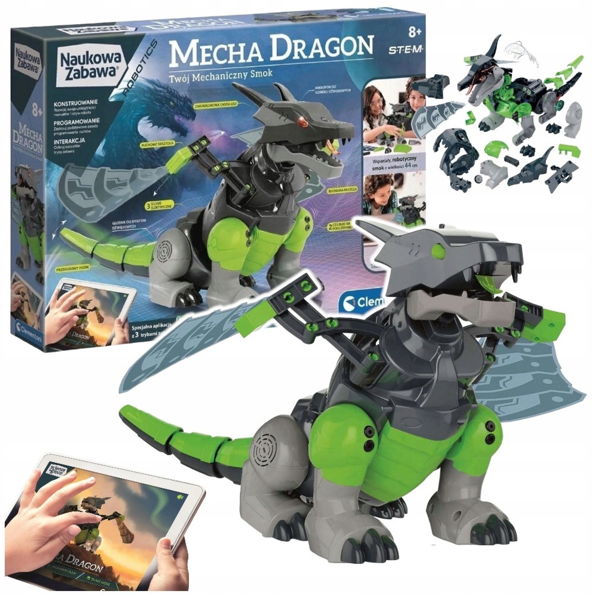 Interaktivní Robot Clementoni Mecha Dragon