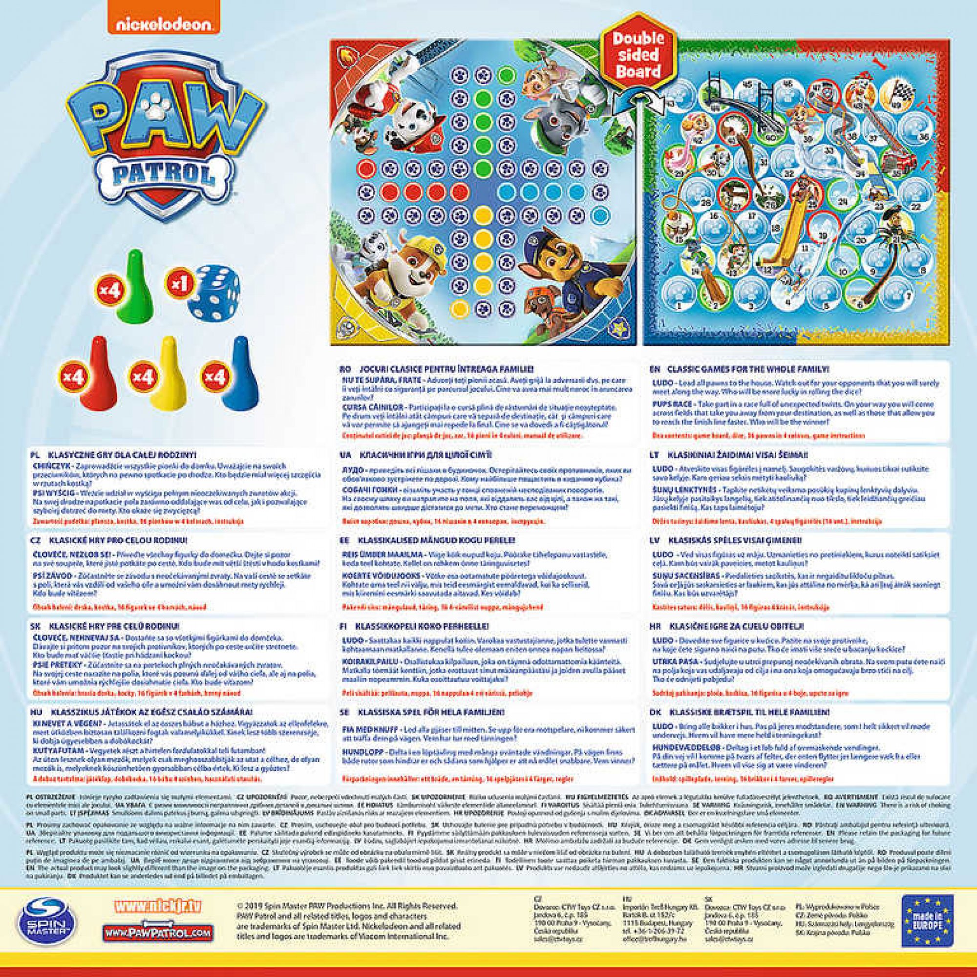 Soubor her 2v1 Člověče, nezlob se a Psí závod Tlapková patrola - TREFL 