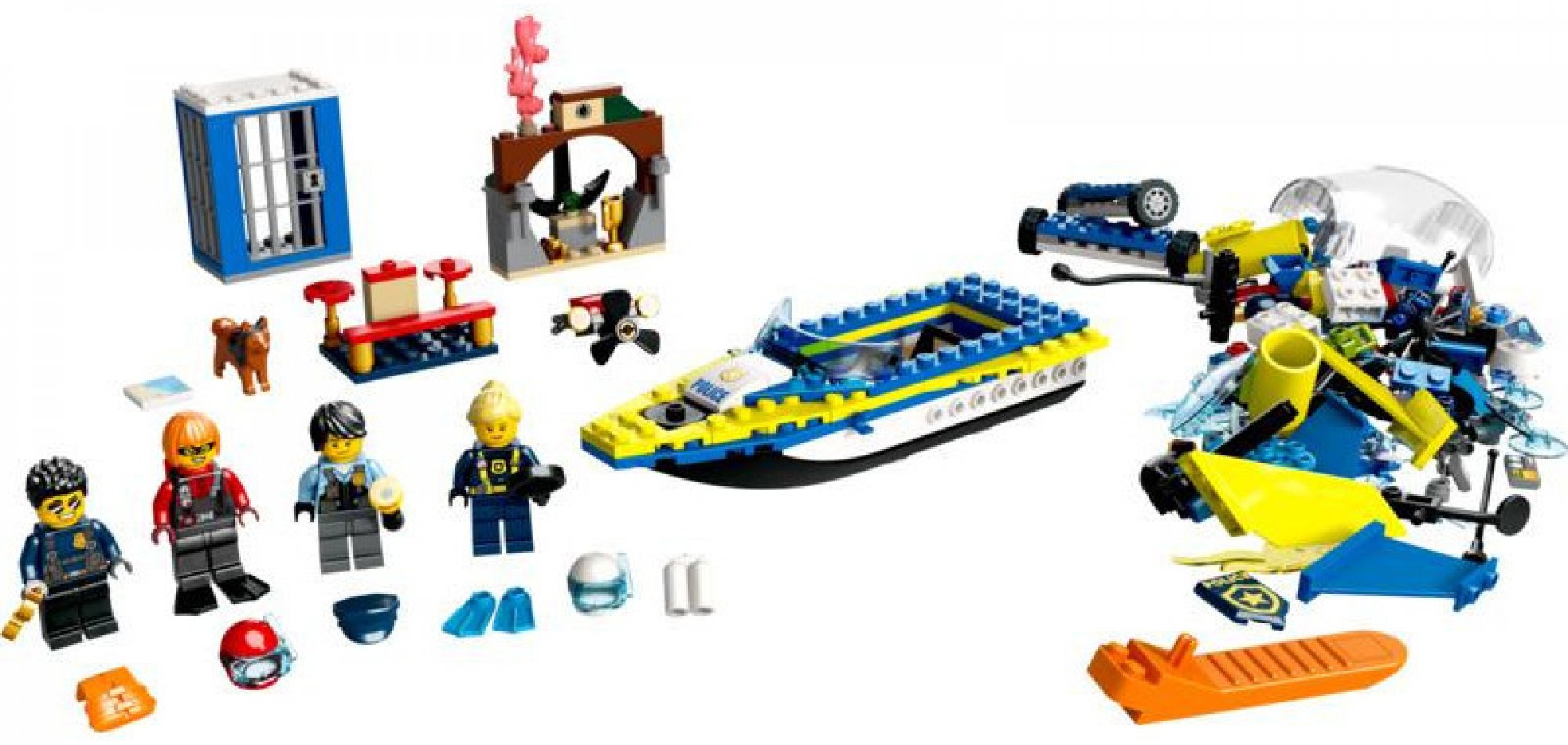 LEGO City 60355 - Mise detektiva pobřežní stráže
